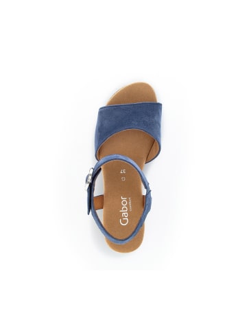 Gabor Comfort Plateau Sandaletten in Blau