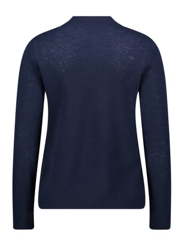Betty Barclay Kaschmir-Pullover mit Stehkragen in dunkelblau