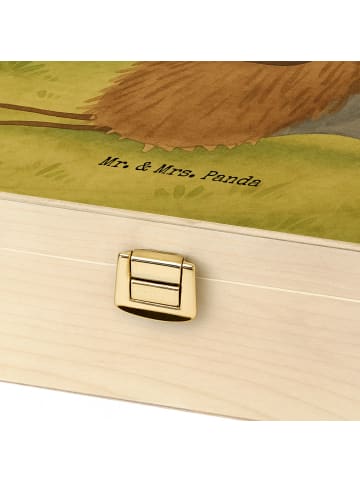 Mr. & Mrs. Panda Teekiste Fledermaus Sitzen Design ohne Spruch in Weiß