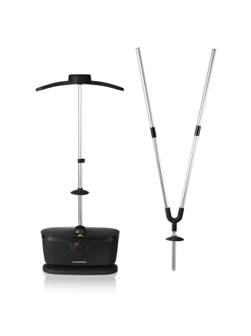 Clean Maxx Bügler 1800W schwarz für Hemden, Blusen & Hosen Schwarz