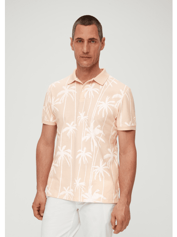 S. Oliver Polo-Shirt kurzarm in Beige