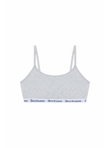 Juicy Couture Juicy Couture COTTON SCOOP REN BRALETTE x2 PK in black/silver marl