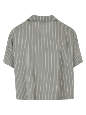 Urban Classics Short Sleeve Shirt in paleolive/white