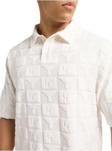 Carlo Colucci Poloshirt Echner in Weiß