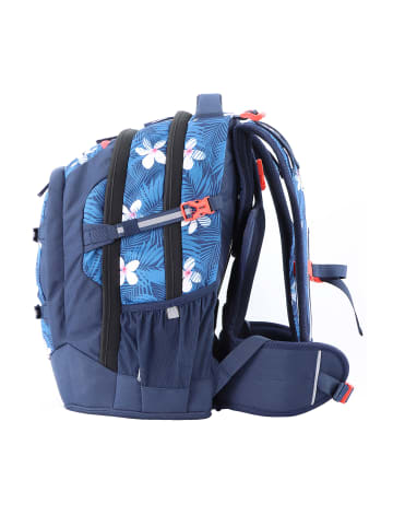 2Be Schulrucksack in blau-mehrfarbig