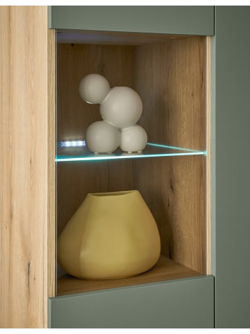 Furn.Design Highboard Salbei, Eiche Evoke, skandinavisch 90 x 134 cm, Kommode 2-türig