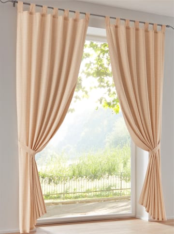 Heine Dekoschal in beige-offwhite
