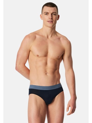 Schiesser Rio Slip / Unterhose 95/5 Organic Cotton in Dunkelblau