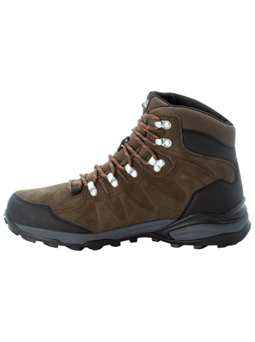 Jack Wolfskin Wanderschuh Refugio Texapore Mid in Braun