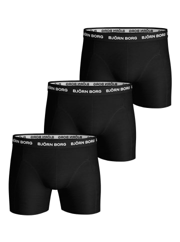 Björn Borg Boxershort 3er Pack in schwarz