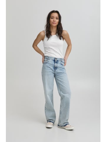 BALL T-shirt BAALTOBELLI Slim fit in Blanc de Blanc w. Grey Melange