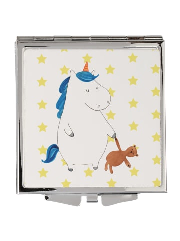 Mr. & Mrs. Panda Schminkspiegel Einhorn Teddy ohne Spruch in Weiß