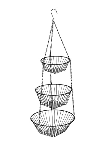 Wenko Küchenampel Trio Schwarz in Korb : Schwarz
