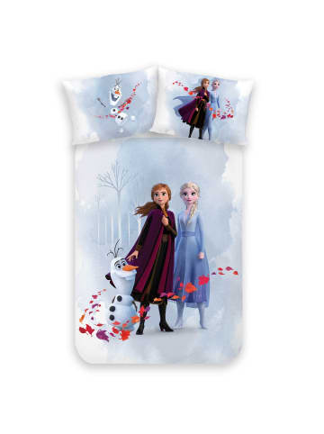 Disney Frozen Baby Bettwäsche-Set Flanell "Disney's Frozen Eiskönigin" in Hellblau