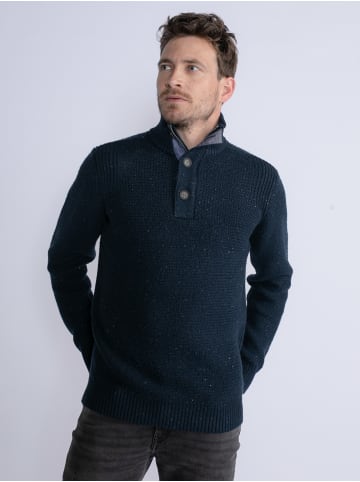 Petrol Industries Feinstrickpullover Lemont in Blau