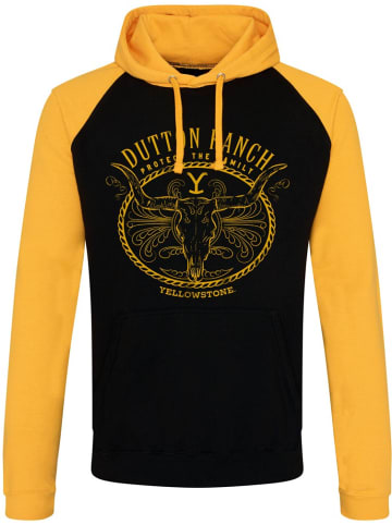 yellowstone Hoodie in Schwarz