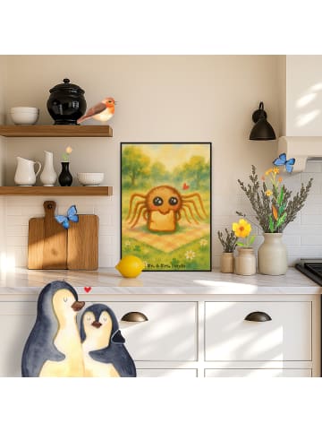 Mr. & Mrs. Panda Kunstdruck Spinne Agathe Sandwich Design ohne S... in Weiß