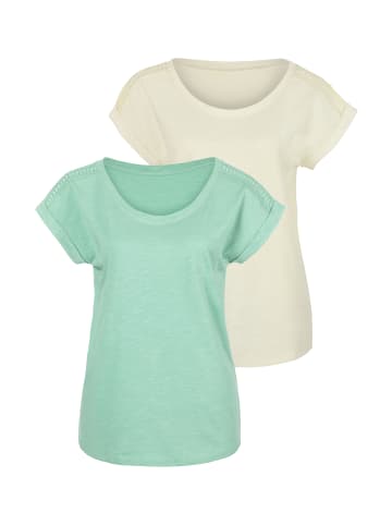 Vivance T-Shirt in mint, gelb