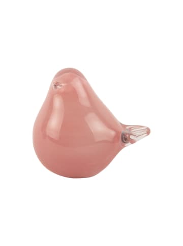 Present Time Ornament Fat Bird - Rosa - 14x8x12cm