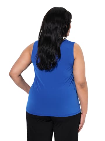 Ulla Popken Strick-Top in azurblau