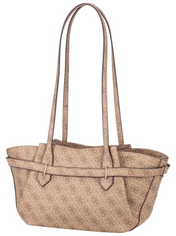 Guess Handtasche Yesba Girlfriend Shoulder in Latte Logo