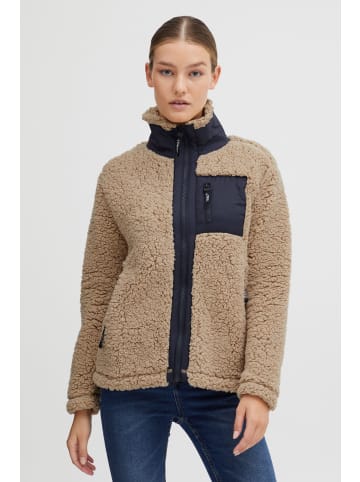 Oxmo Fleecejacke OXEllin in Beige