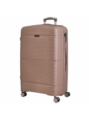 D&N Travel Line 4200 - 4-Rollen-Trolley L 77 cm (taupe) in taupe