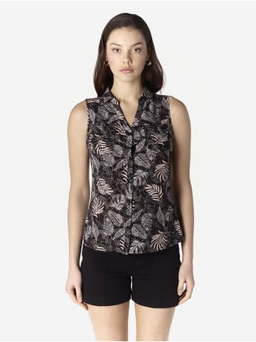KOROSHI Damen-Ärmelloses Hemd mit normaler Tech-Technik. in Schwarz