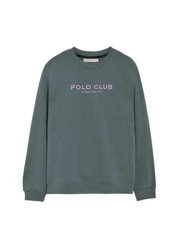 Polo Club Sweatshirt in Grau Kieselstein