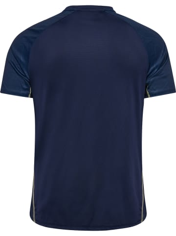 Hummel T-Shirt Hmlblaze Herren in MARINE/SHADOW LIME