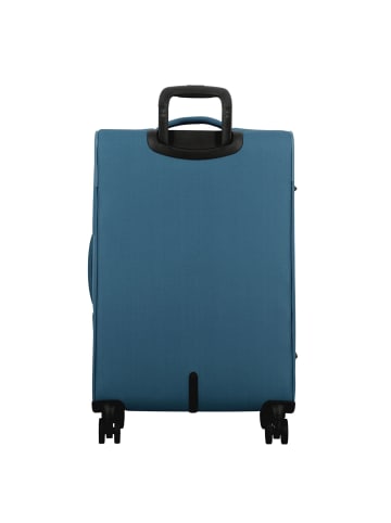 Jump Monthélys 4 Rollen Trolley 67 cm mit Dehnfalte in blue