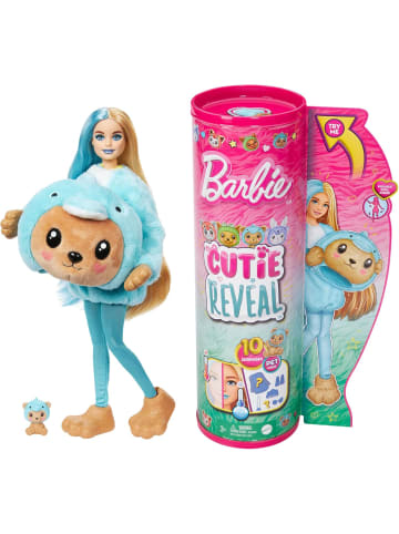 Mattel Barbie Cutie Reveal Puppe + 10 Überraschungen Outfits Farbwechsel 3+ HRK25