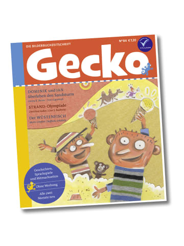 Gecko Kinderzeitschrift Einzelheft "Gecko Kinderzeitschrift" Nr 84