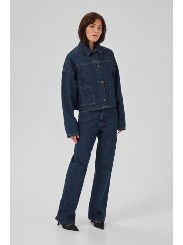 My Essential Wardrobe Jeansjacke MWMalle Box fit in Dark Blue Un-Wash
