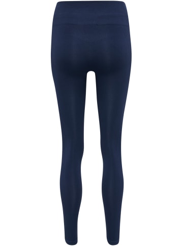 Hummel Hummel Leggings Hmltif Yoga Damen Dehnbarem Schnelltrocknend Nahtlosen in BLACK IRIS