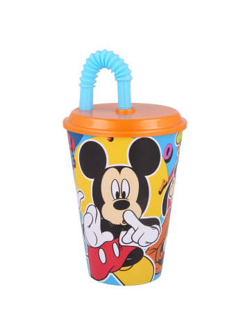 Disney Mickey Mouse Trinkbecher mit Deckel Mickey Mouse in Bunt