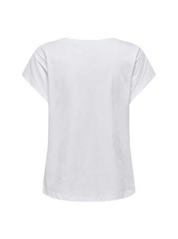 Only Play T-Shirt 'AUB-Save Life' in weiß