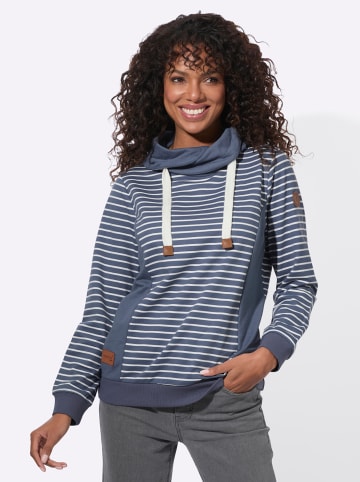 WITT WEIDEN Sweatshirt in rauchblau-ecru