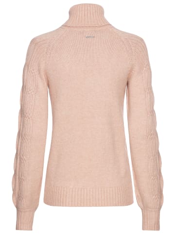 Laura Scott Ajourpullover in rosa-melange