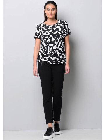 Alba Moda Bluse mit Tunnelzug in schwarz
