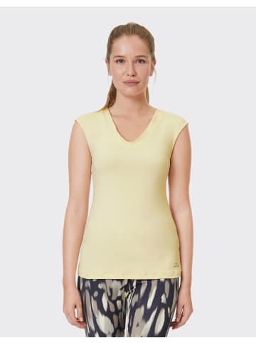 Venice Beach V-Neck Shirt VB Nimah in pale yellow