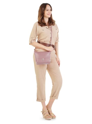 Cluty Umhängetasche echt Leder in violett