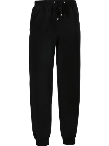 Erwin Müller Sweat Freizeithose, lang in schwarz