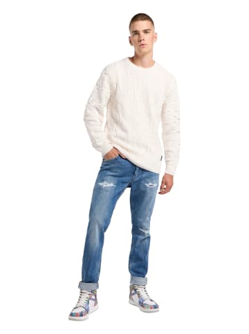 Carlo Colucci Strickpullover Esposini in Weiß
