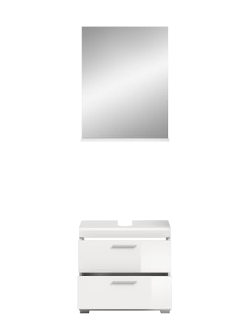 ebuy24 Badmöbelset Scout Weiß 60 x 34 cm