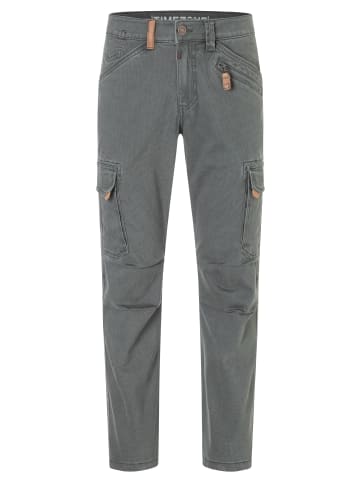 Timezone Cargohose Regular Fit Taschen Baumwolle Reißverschluss in Grau