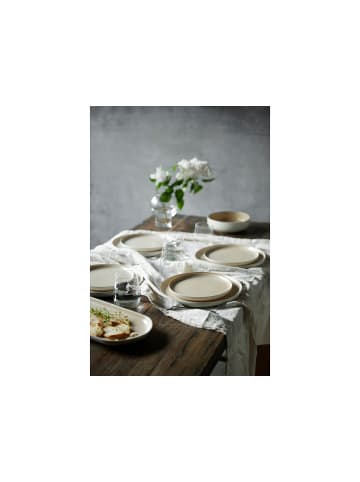 Studio Round Schale North in Matte sand/Matte white