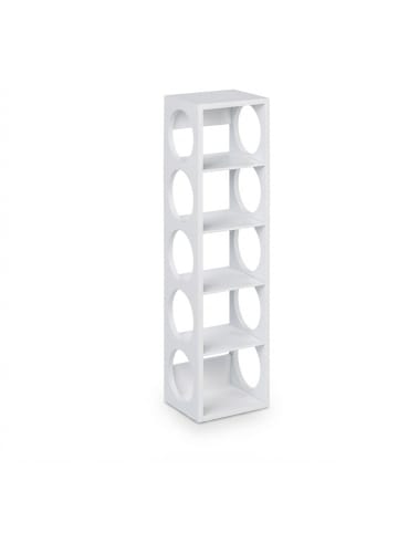 relaxdays Weinregal in Weiß - (B)14 x (H)53 x (T)12 cm