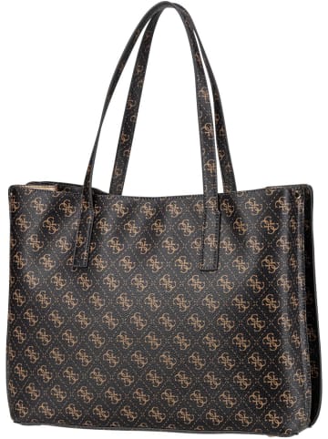 Guess Shopper Meridian Girlfriend Tote Logo in Brown Logo