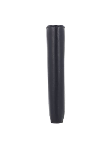 DuDu Tiberio Geldbörse RFID Schutz Leder 9.5 cm navy